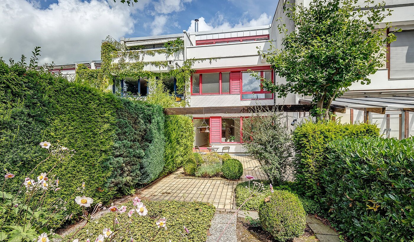 Квартира в многоэтажно доме с 5.5 комнатами | Weßling | 1907ML4 | Ansicht vom Garten