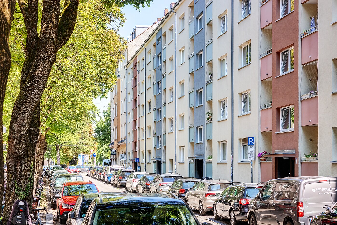 Квартира в многоэтажно доме с 1.5 комнатами | München-Neuhausen | 70473 | Ruhige Anliegerstraße