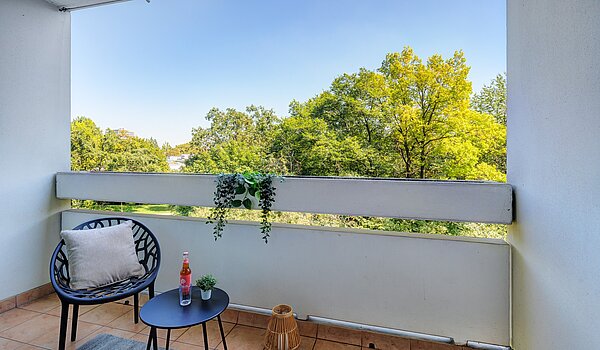 Квартира в многоэтажно доме с 3 комнатами | München-Bogenhausen | 70261 | ...und Balkon