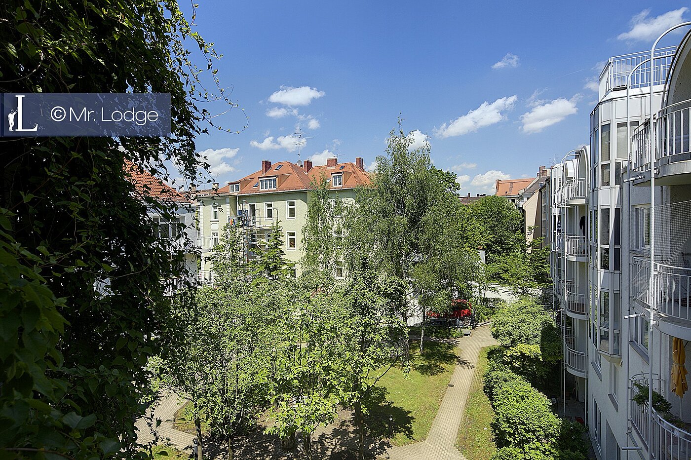 Квартира в многоэтажно доме с 2 комнатами | München-Lehel | 1605ML6 | Balkonausicht