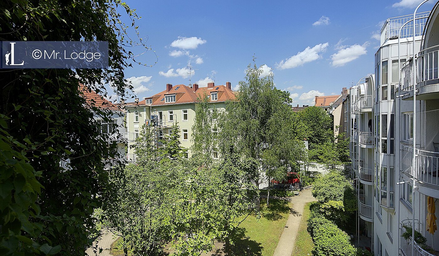 Квартира в многоэтажно доме с 2 комнатами | München-Lehel | 1605ML6 | Balkonausicht