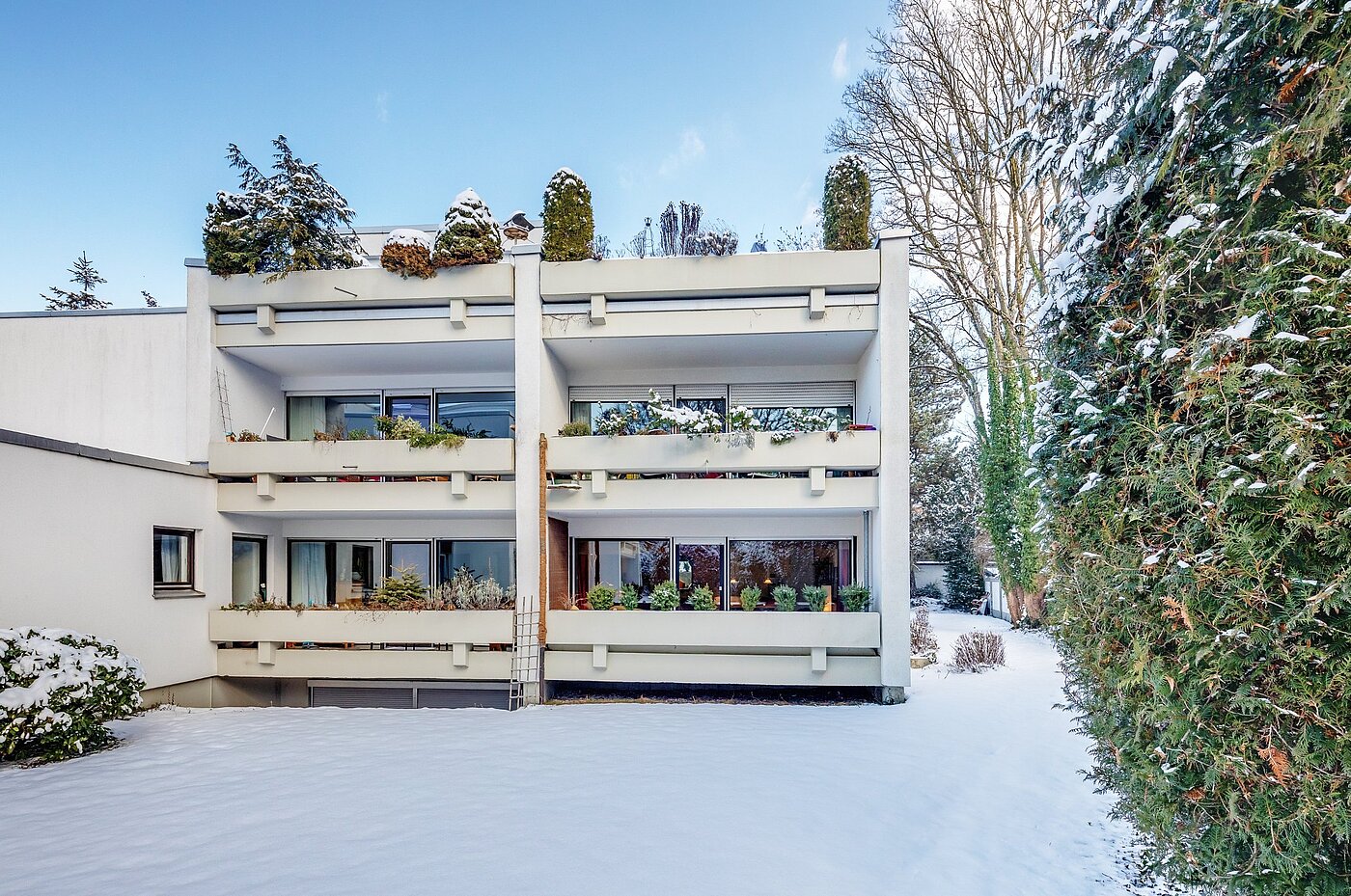 Квартира в многоэтажно доме с 2 комнатами | München-Nymphenburg | 2101ML6 | Gartenansicht