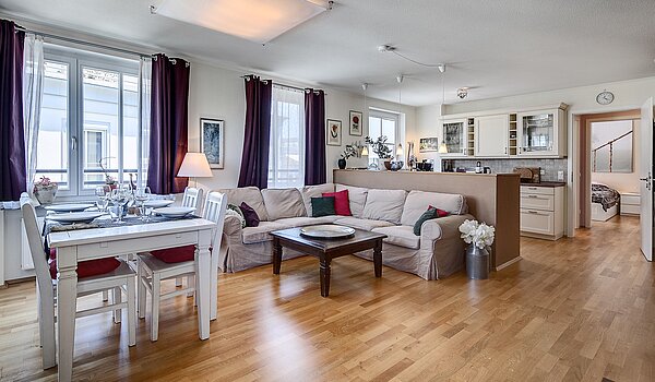 Дуплекс с 4 комнатами | München-Haidhausen | 1704ML1 | großes Wohnzimmer