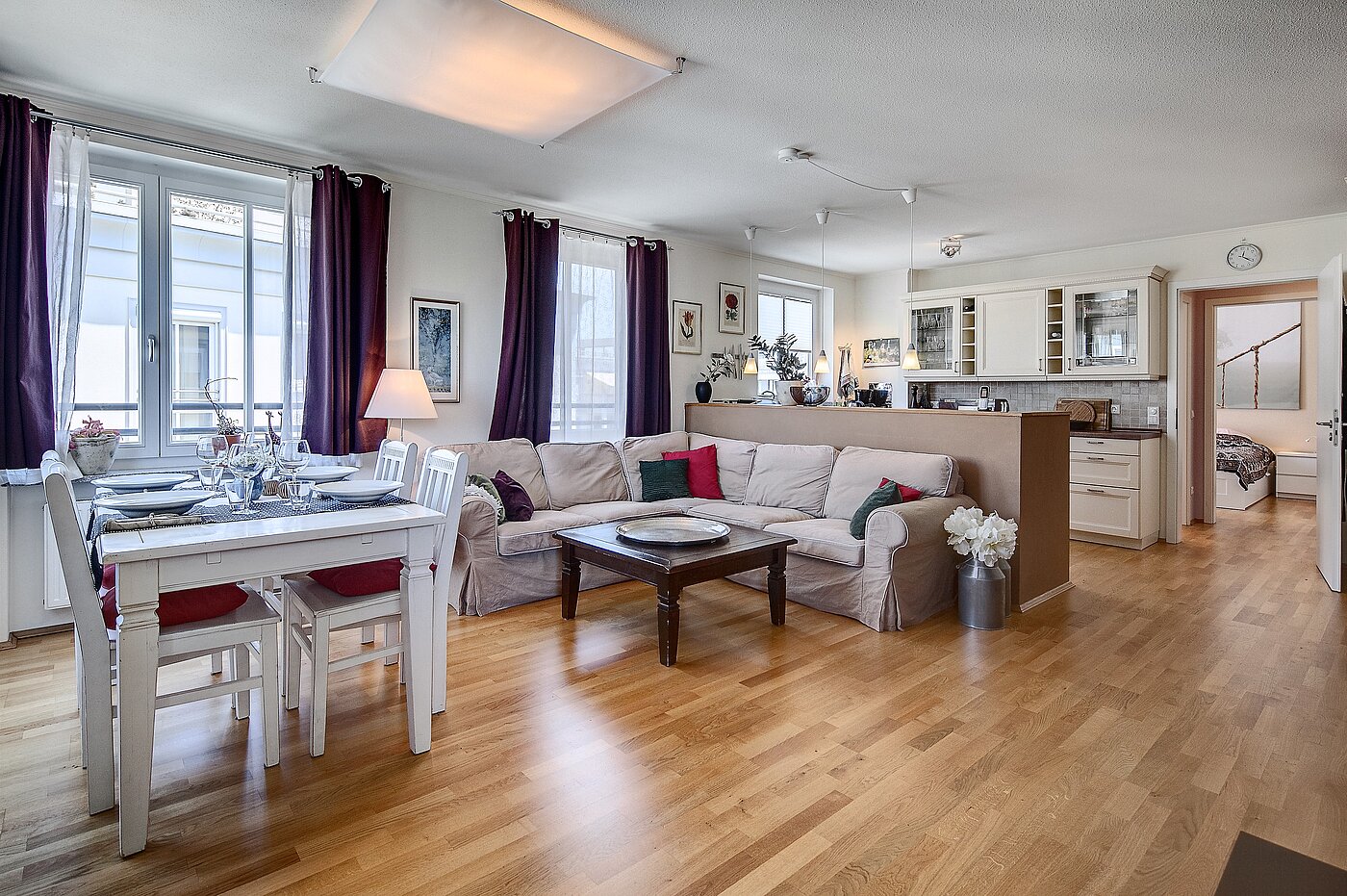 Дуплекс с 4 комнатами | München-Haidhausen | 1704ML1 | großes Wohnzimmer