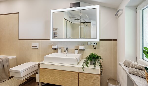 Угловой террасный дом с 3 комнатами | Kreuth | 70037 | ...großem Waschtisch...