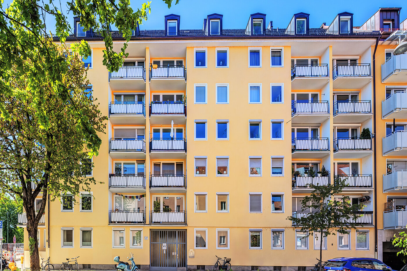 Квартира в многоэтажно доме с 3 комнатами | München-Haidhausen | 70447 | Außenansicht Gebäude