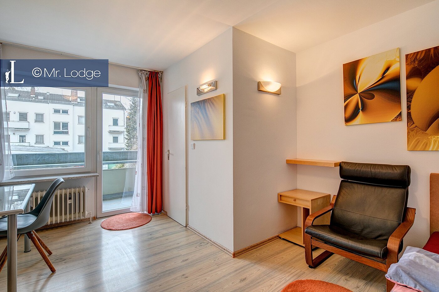 Квартира в многоэтажно доме с 1 комнатная | München-Milbertshofen | 1710ML5 | Wohn- Schlafraum