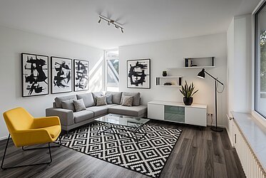 Obermenzing: первое заселение после ремонта — очаровательная однокомнатная квартира — свободна