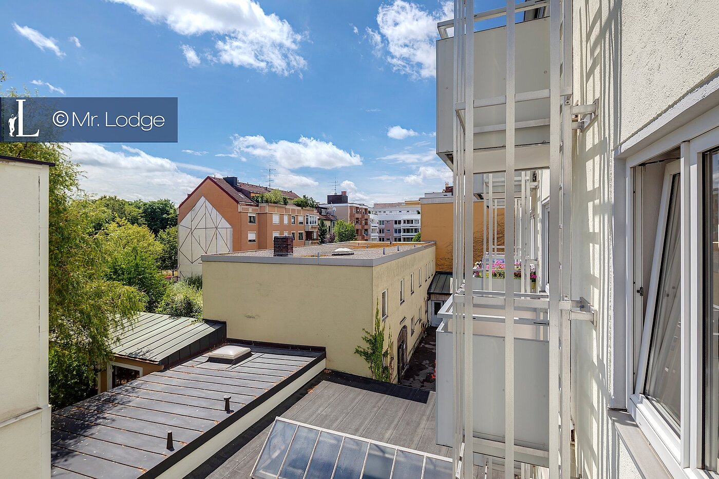 Квартира в многоэтажно доме с 1 комнатная | München-Neuhausen | 1703ML9 | Blick vom Balkon