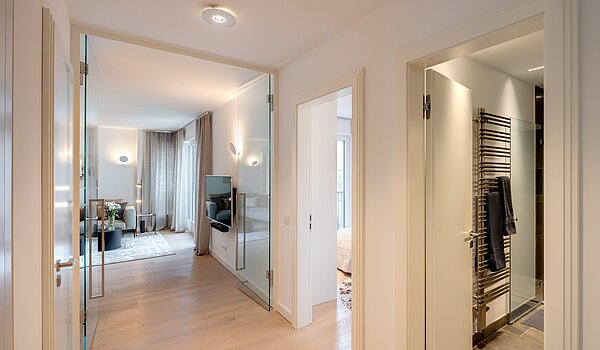 Квартира в многоэтажно доме с 3 комнатами | 70046 | Blick vom Eingang kommend