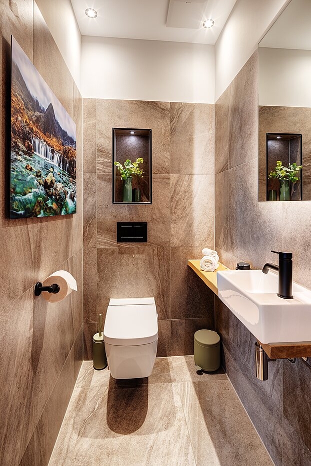 Плоский с 3 комнатами | Bad Wiessee | 70053 | Gäste WC
