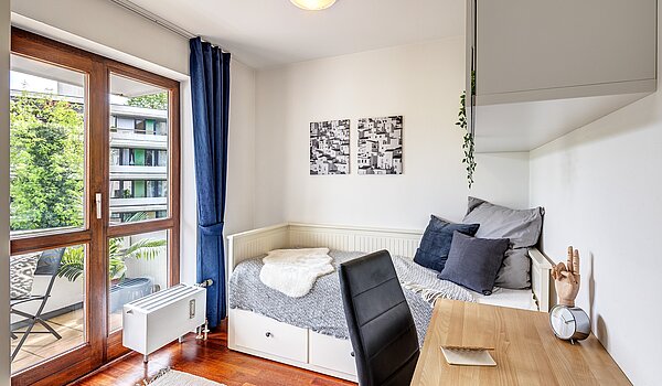Квартира в многоэтажно доме с 3 комнатами | München-Schwabing | 2202ML12 | Blick ins Kinderzimmer...