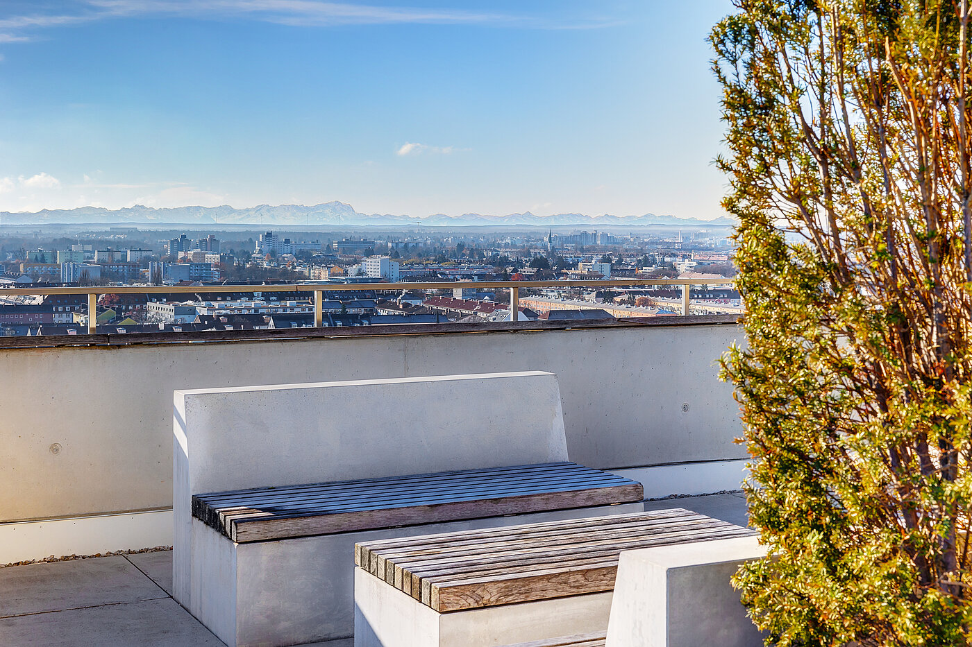 Apartment с 1.5 комнатами | München-Neuhausen | 70179 | Dachterrasse mit 360° Panorama...