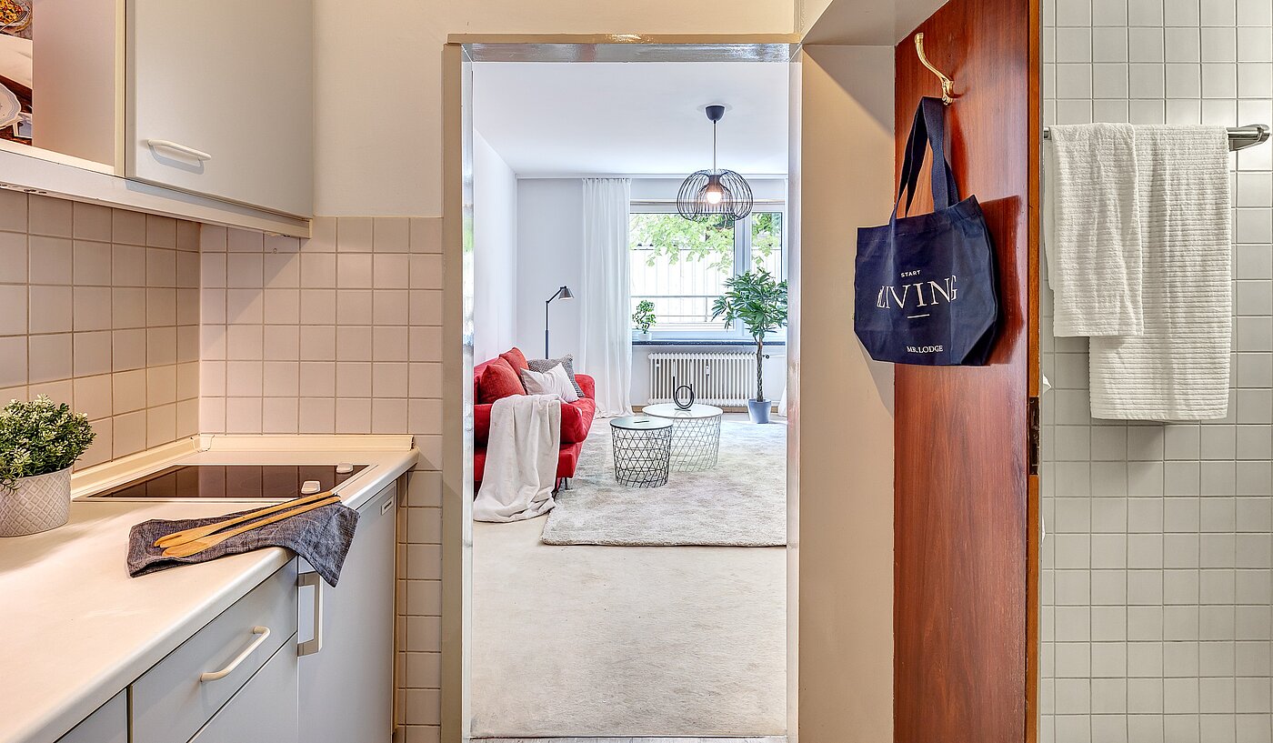 Квартира в многоэтажно доме с 1 комнатная | München-Haidhausen | 70022 | Blick ins Apartment