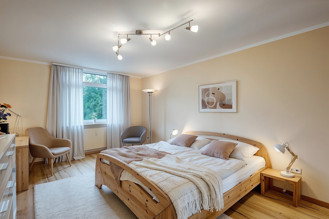 Квартира в многоэтажно доме с 4 комнатами | München-Aubing | 70276 | Schlafzimmer I (KI-generierte Inhalte)