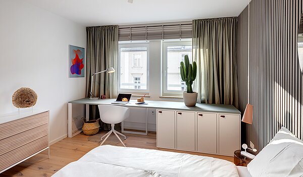 Квартира в многоэтажно доме с 2 комнатами | München-Isarvorstadt | 70459 | Mit Bürobereich