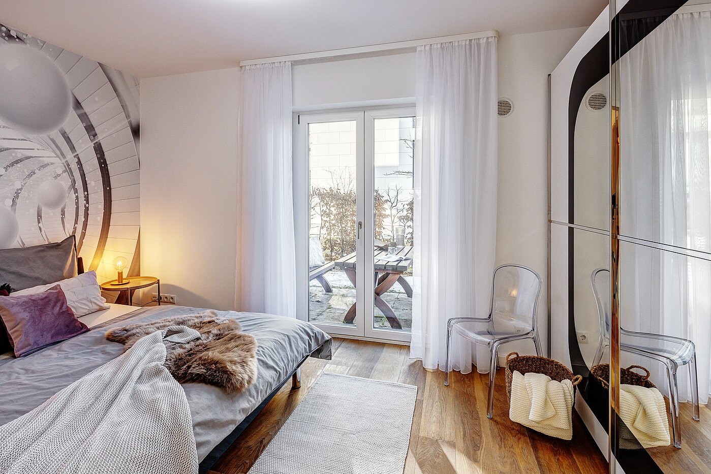 Плоский с 2 комнатами | München-Riem | 2201ML1 | Schlafzimmer mit...