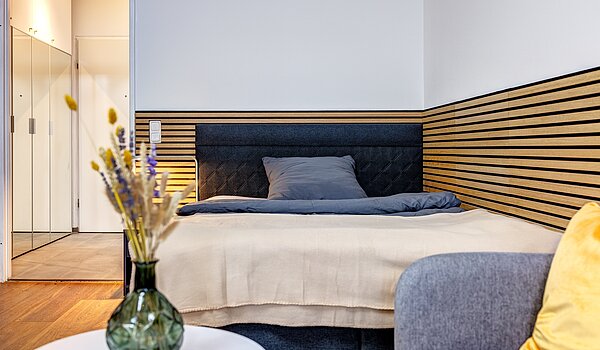 Apartment с 1 комнатная | München-Milbertshofen | 70183 | Gemütliches Bett