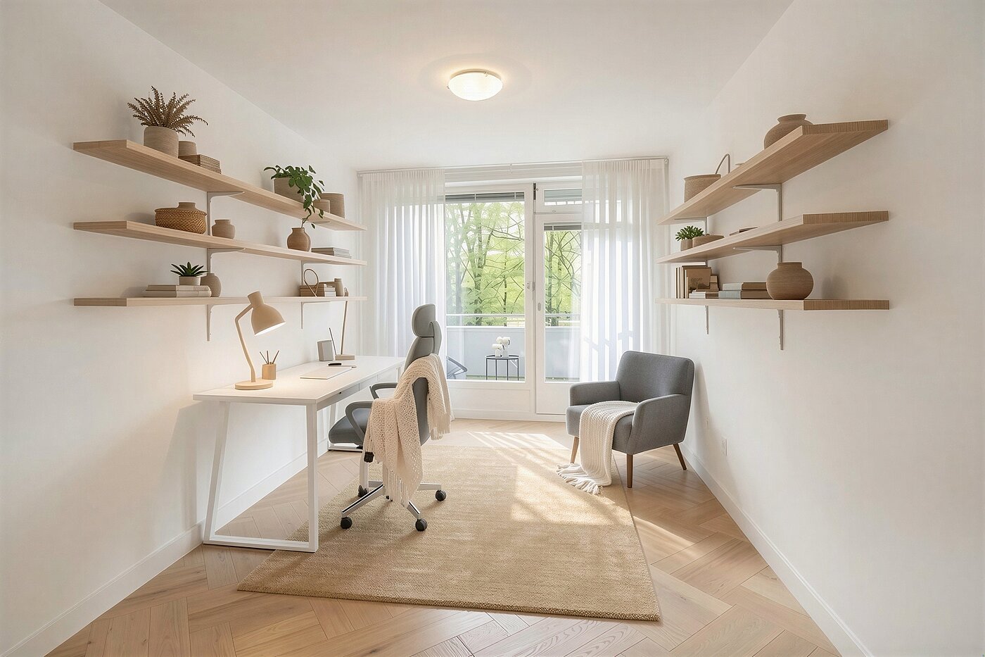 Квартира в многоэтажно доме с 3.5 комнатами | München-Bogenhausen | 703052 | Möblierungsbeispiel