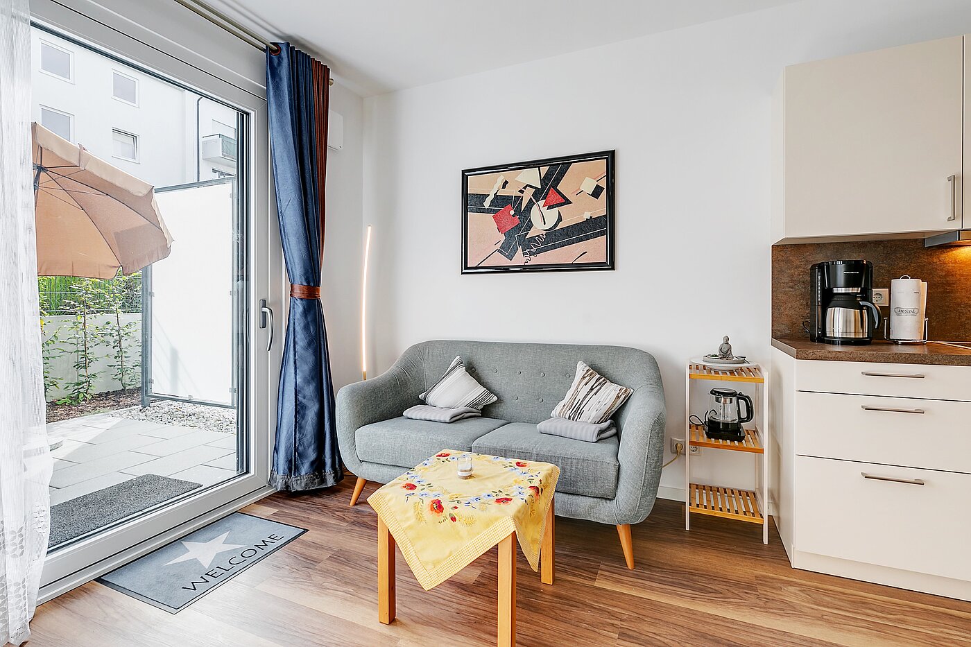 Плоский с 1 комнатная | München-Milbertshofen | 2202ML8 | ...mit Zugang zur Terrasse