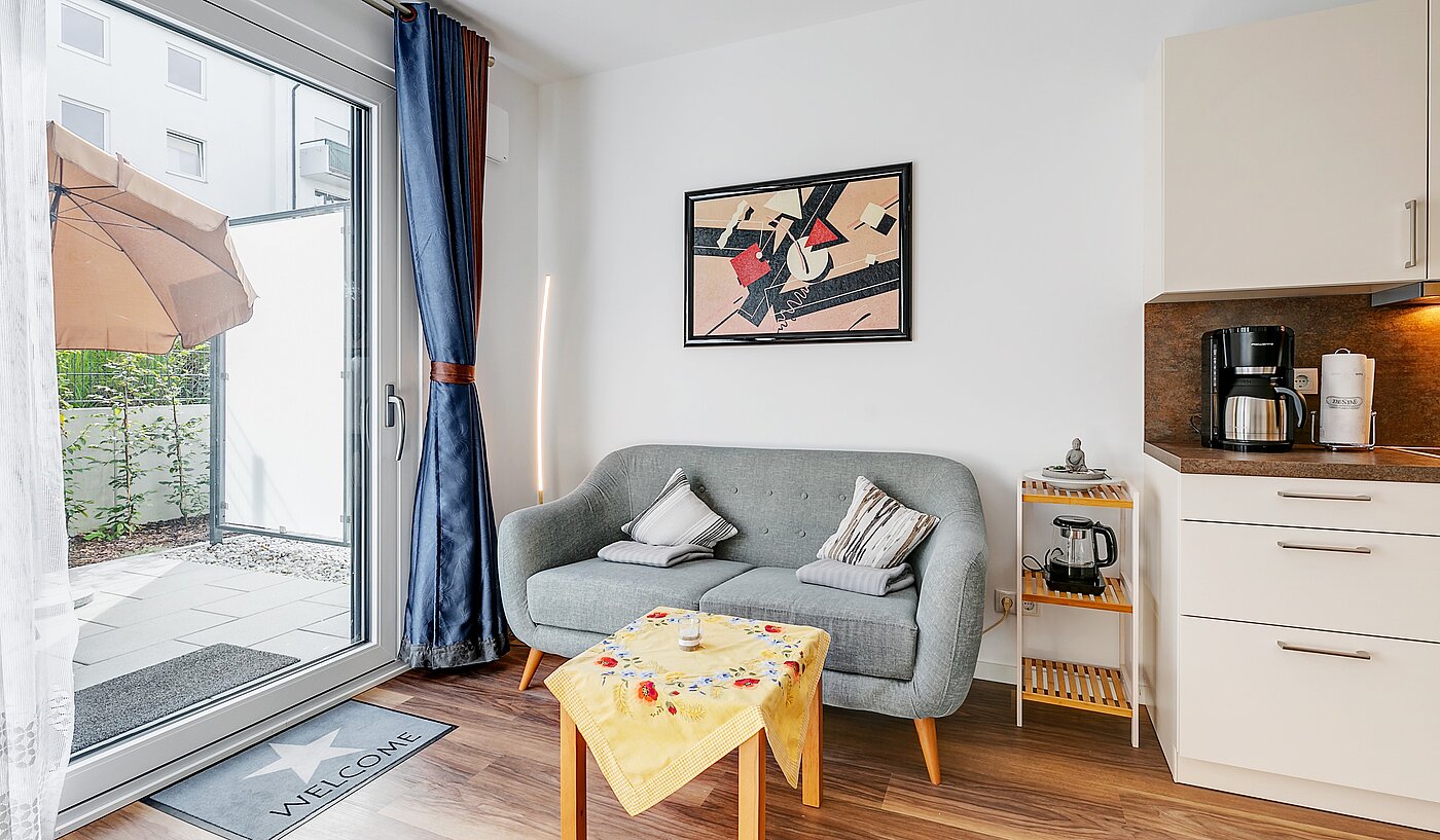 Плоский с 1 комнатная | München-Milbertshofen | 2202ML8 | ...mit Zugang zur Terrasse