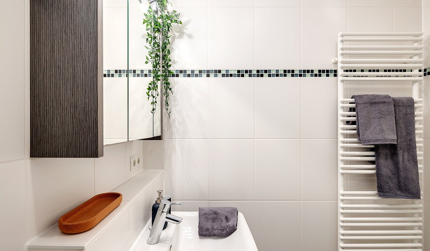 Квартира в многоэтажно доме с 1 комнатная | München-Pasing | 2108ML2 | mit Handtuchhalter