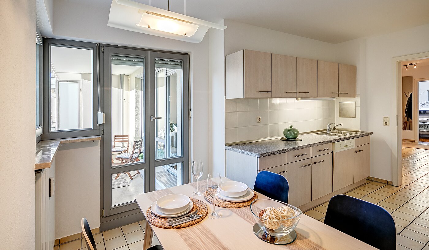 Квартира в многоэтажно доме с 4 комнатами | 1709ML3 | Wohnküche mit...