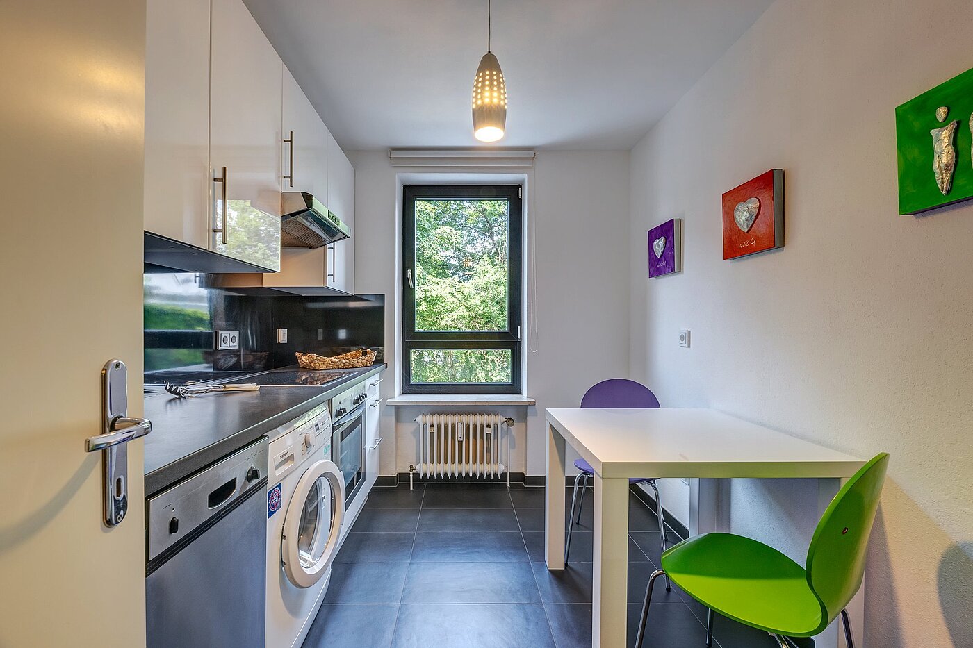 Квартира в многоэтажно доме с 2 комнатами | München-Sendling | 2106ML2 | Voll eingerichtete Küche...