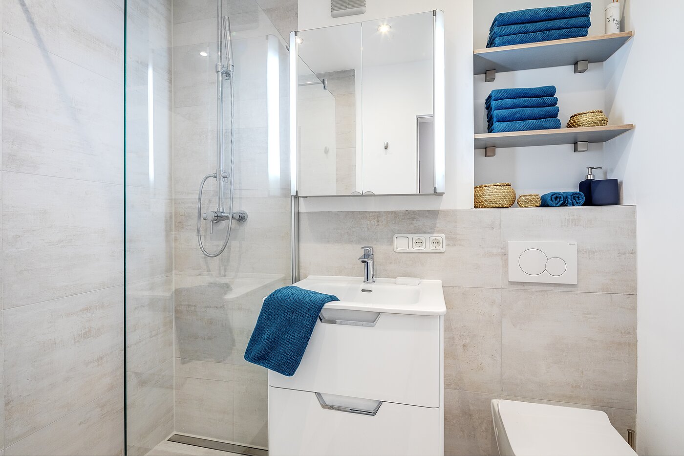 Плоский с 2 комнатами | München-Moosach | 70462 | Badezimmer