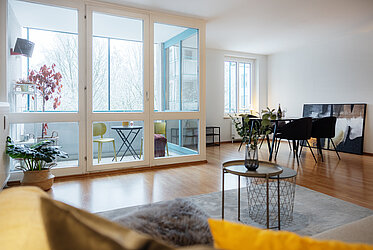 Bogenhausen-Denning - 3-Zimmer Wohnung mit Südbalkon
