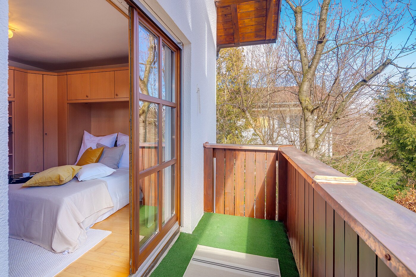 Квартира в многоэтажно доме с 2 комнатами | München-Trudering | 701781 | Balkon mit Morgensonne