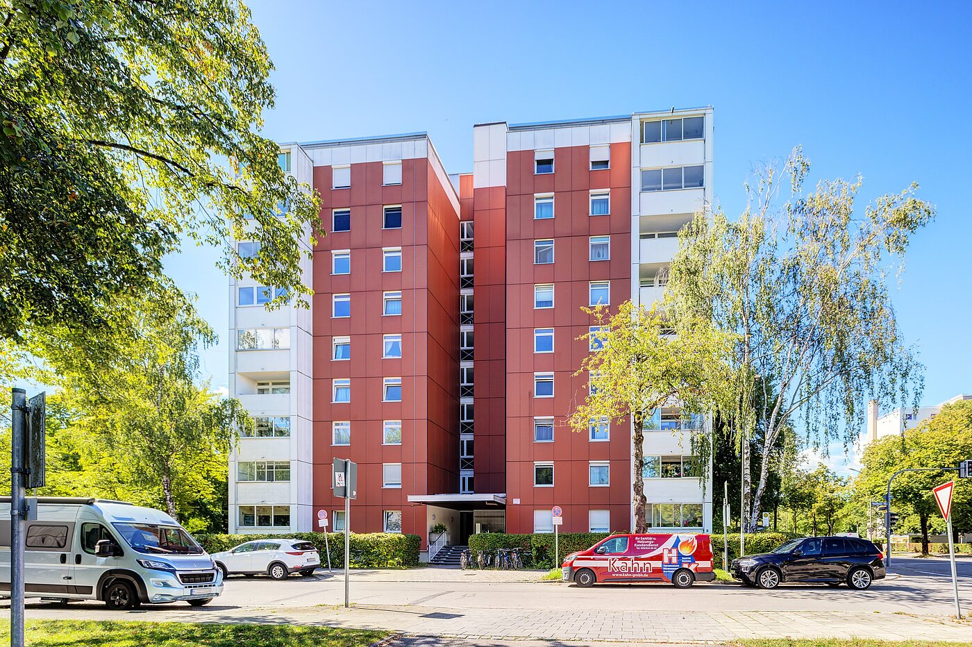 Квартира в многоэтажно доме с 4 комнатами | München-Aubing | 70276 | Gebäudevorderansicht