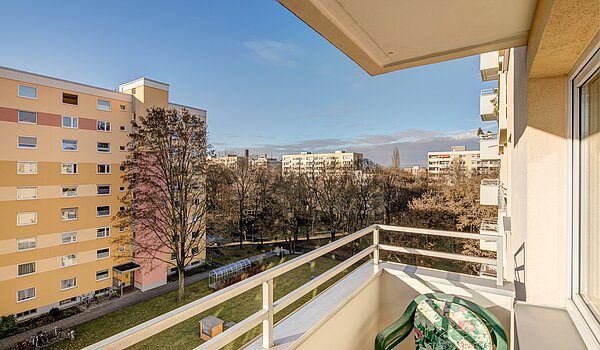 Apartment с 1 комнатная | München-Feldmoching | 70484 | Balkon