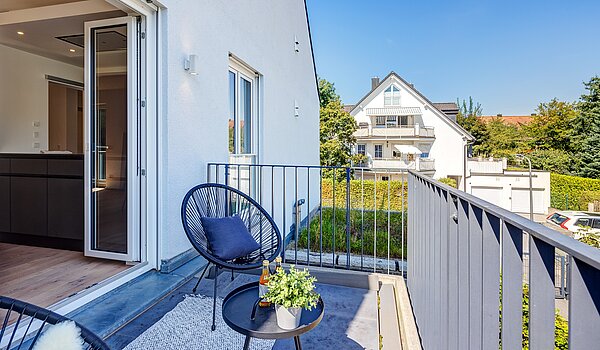 Дуплекс с 4 комнатами | München-Obermenzing | 701553 | ...mit Zugang vom Wohnzimmer aus