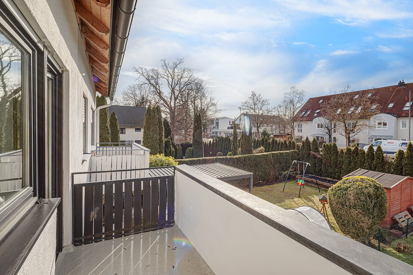 Таун-хаус с 5 комнатами | Unterschleißheim | 70187 | ... und Zugang zum Balkon...