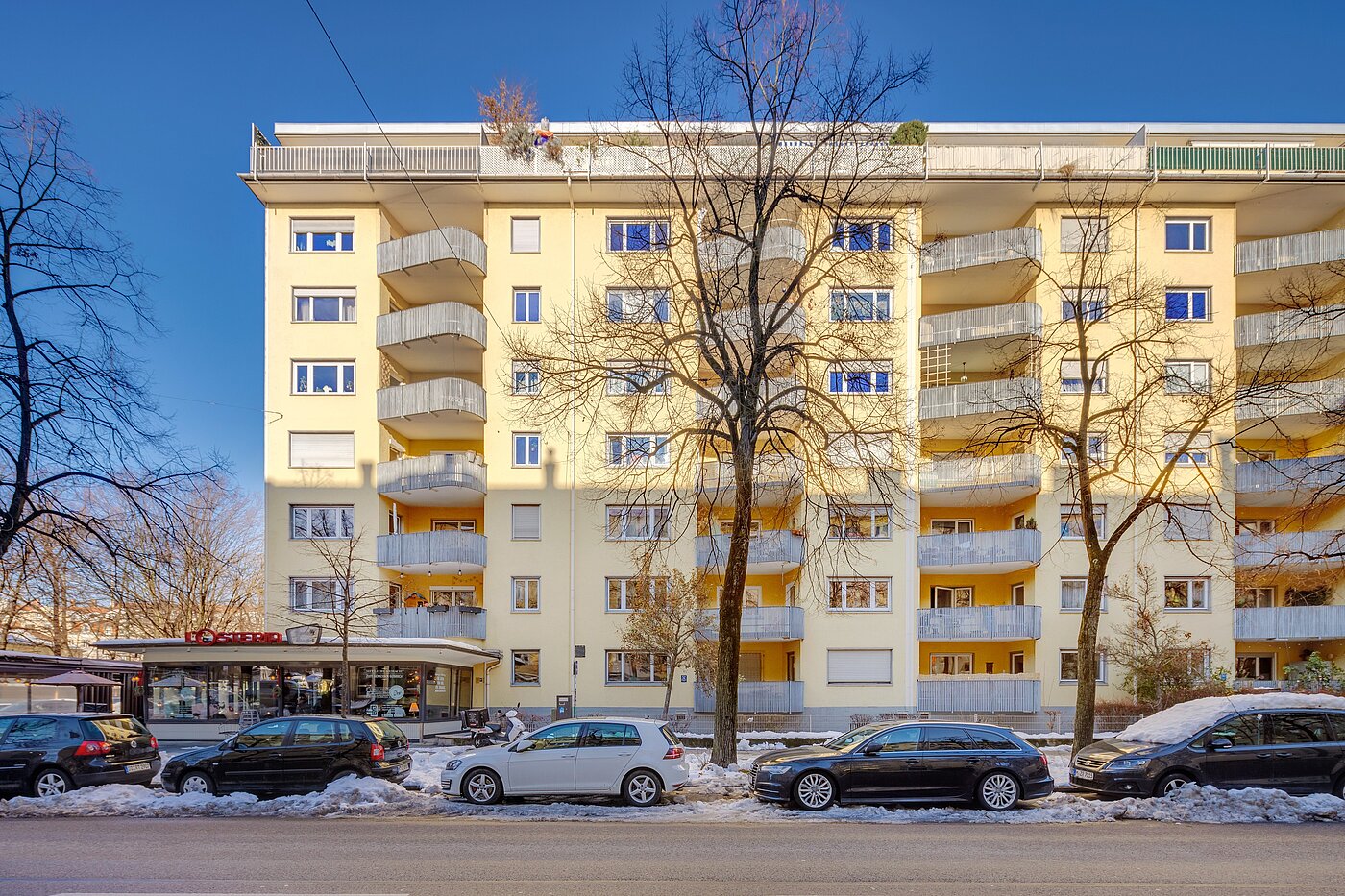 Квартира в многоэтажно доме с 2 комнатами | München-Schwabing | 70096 | Hausansicht Elisabethstraße