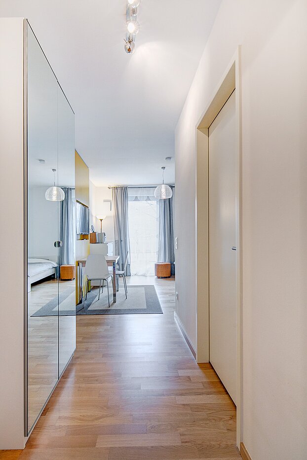 Apartment с 1 комнатная | München-Ramersdorf | 70251 | Diele mit Stellfläche