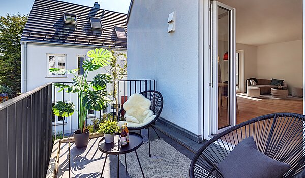 Дуплекс с 4 комнатами | München-Obermenzing | 701553 | Balkon...