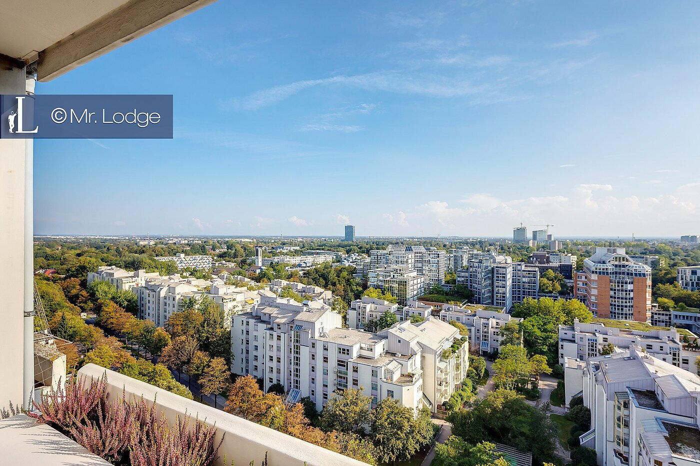 Квартира в многоэтажно доме с 1 комнатная | München-Bogenhausen | 1809ML3 | Balkonaussicht