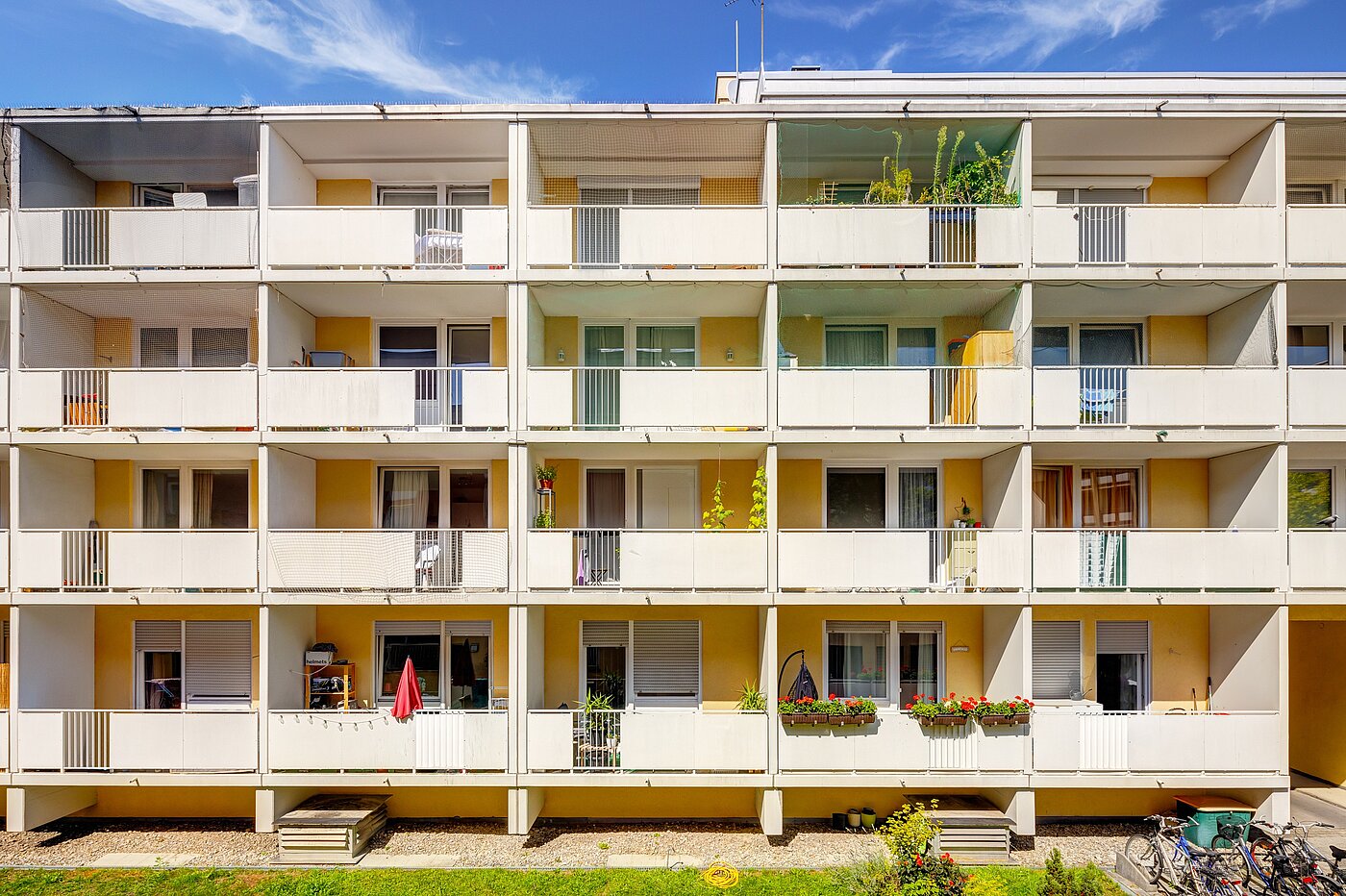 Квартира в многоэтажно доме с 1 комнатная | München-Berg am Laim | 70064 | Ansicht vom Innenhof