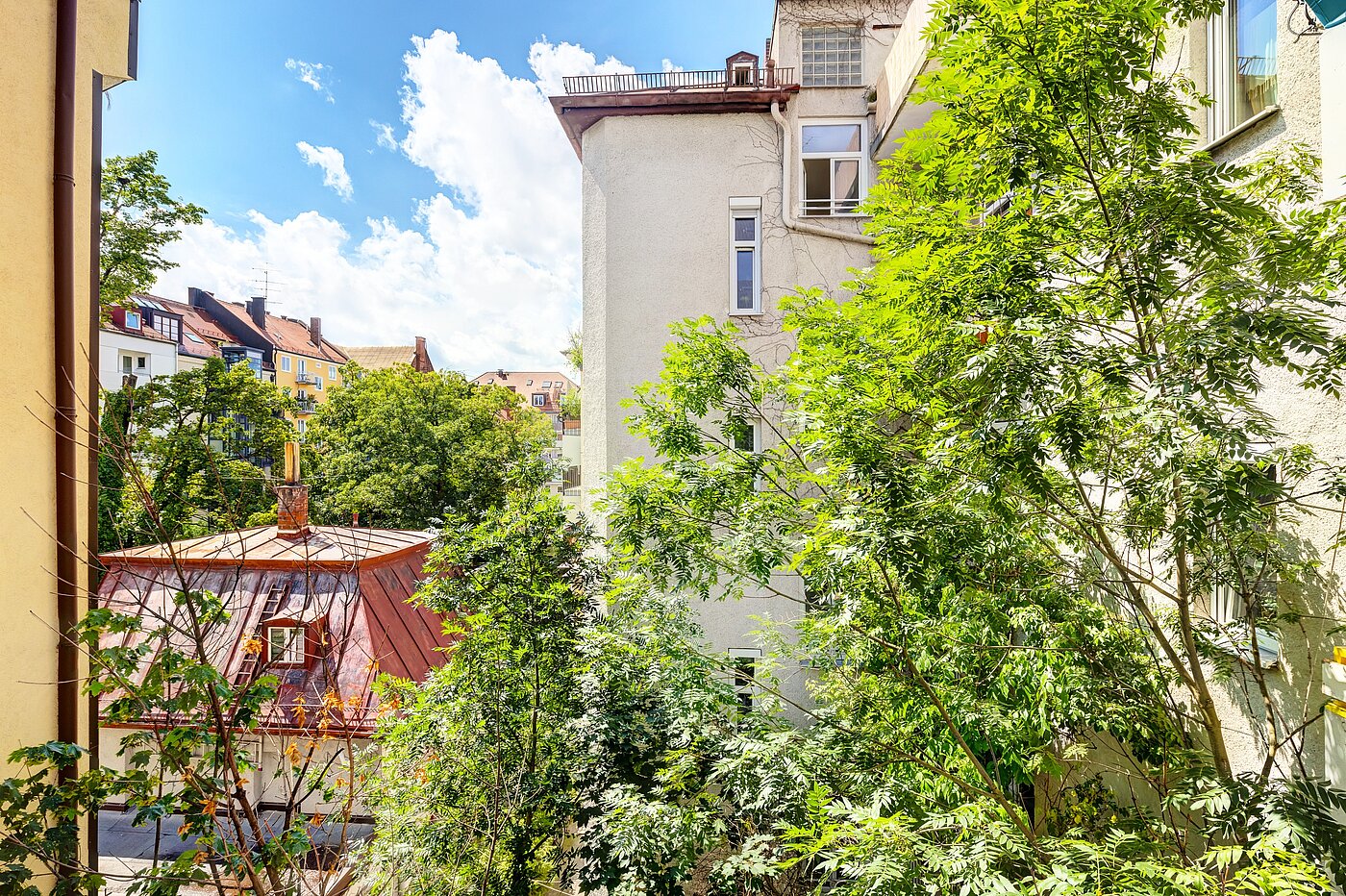 Квартира в многоэтажно доме с 3 комнатами | München-Maxvorstadt | 70133 | ...Blick ins Grüne