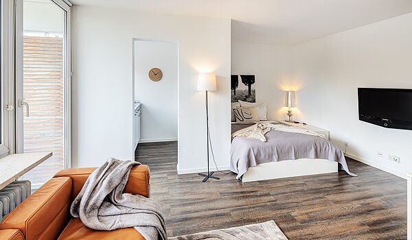 Квартира в многоэтажно доме с 1 комнатная | München-Neuhausen | 702271 | ...behaglicher Schlafnische