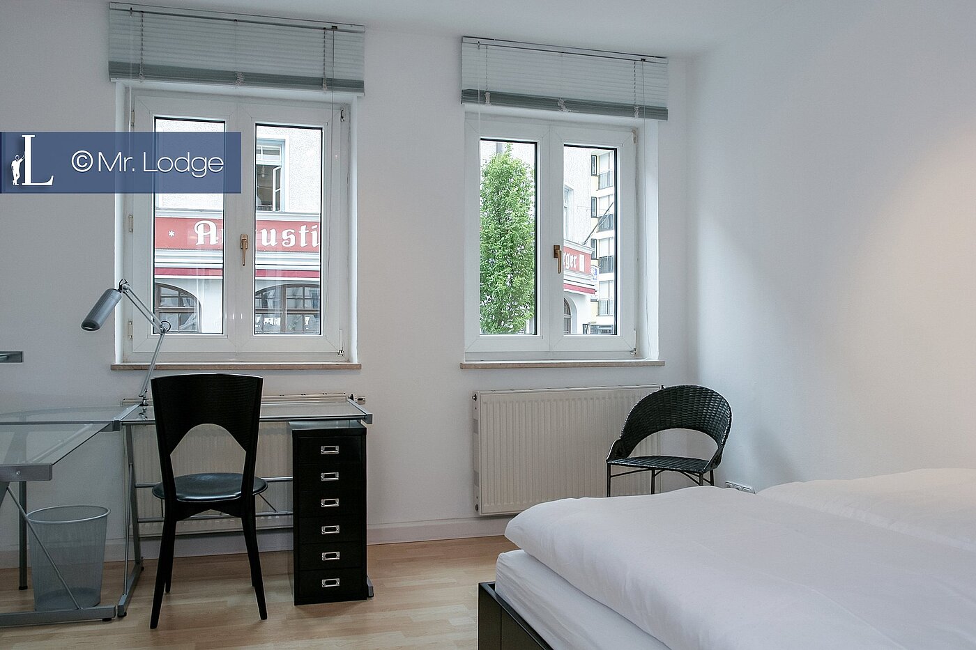 Квартира в многоэтажно доме с 2 комнатами | München-Isarvorstadt | 1709ML2 | Schlafzimmer / Arbeitsbereich