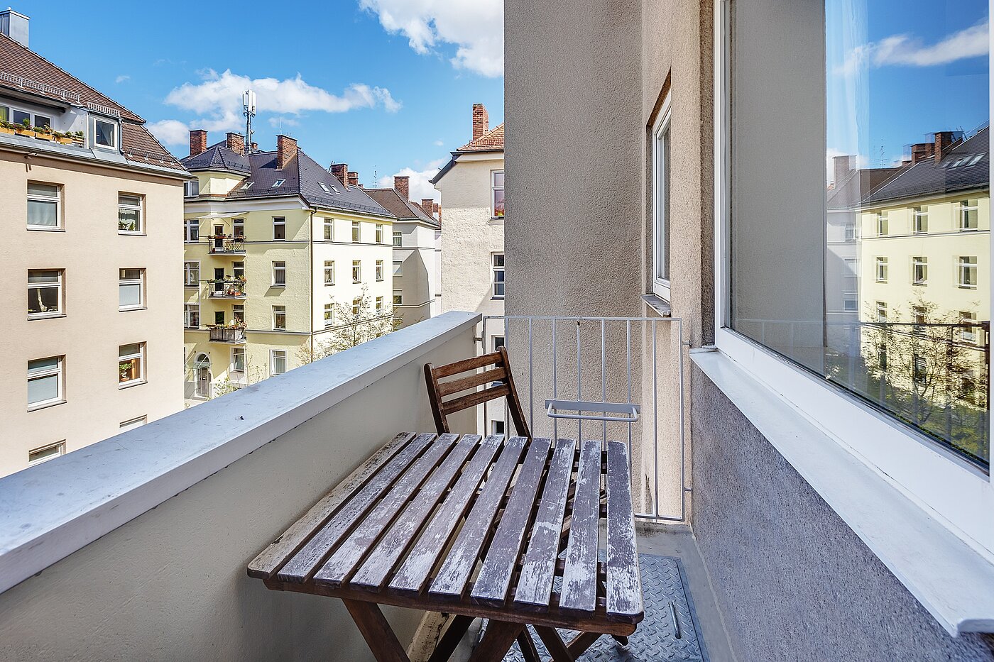 Квартира в многоэтажно доме с 1.5 комнатами | München-Schwanthalerhöhe | 2211ML8 | Balkon zum Innenhof
