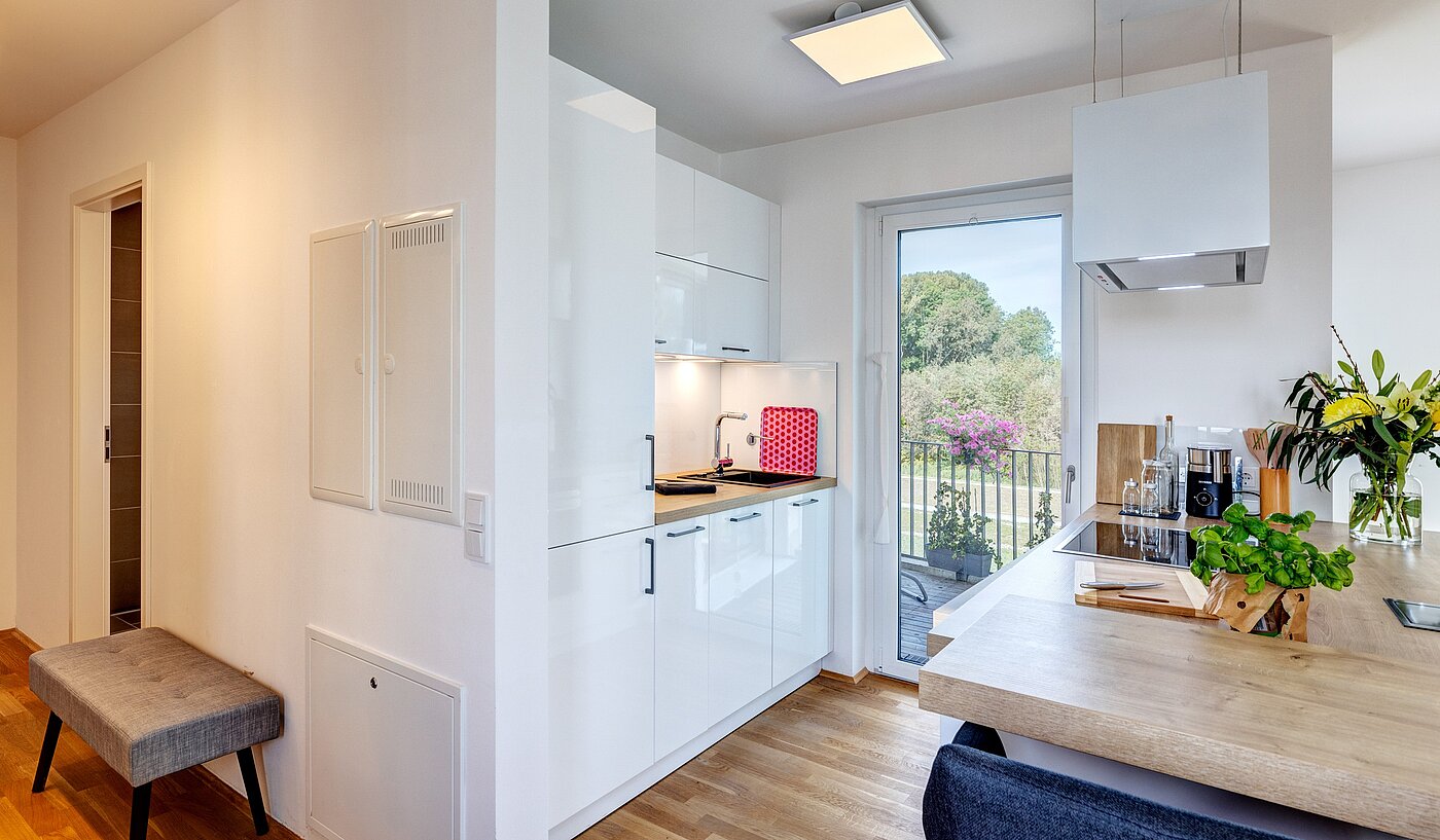 Квартира в многоэтажно доме с 2 комнатами | Freising | 70156 | Offene Küche mit...