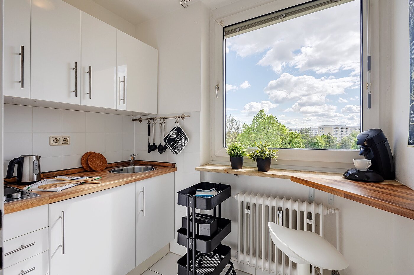 Квартира в многоэтажно доме с 1 комнатная | München-Oberföhring | 2104ML2 | Die Küche optimal genutzt