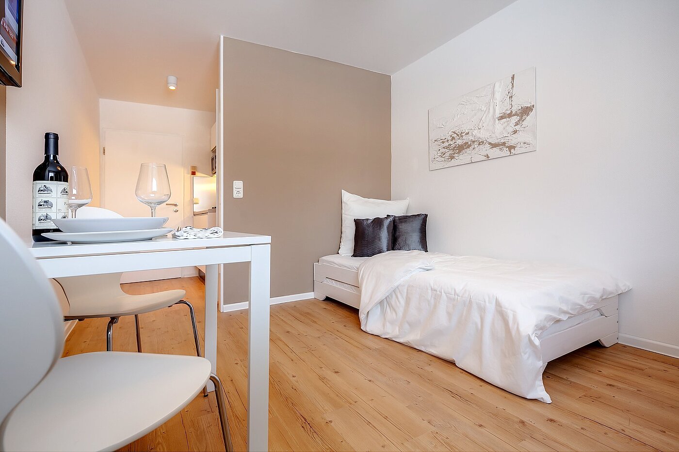 Квартира в многоэтажно доме с 1 комнатная | München-Trudering | 2011ML4 | Einrichtungsbeispiel