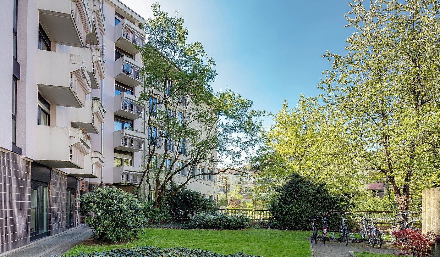 Квартира в многоэтажно доме с 2 комнатами | München-Isarvorstadt | 1804ML1 | Begrünter Innenhof