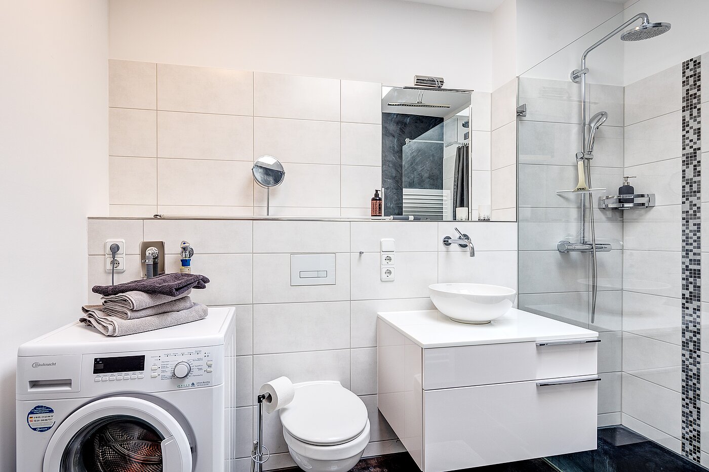Мансардная квартира с 3 комнатами | München-Riem | 701701 | Badezimmer mit...