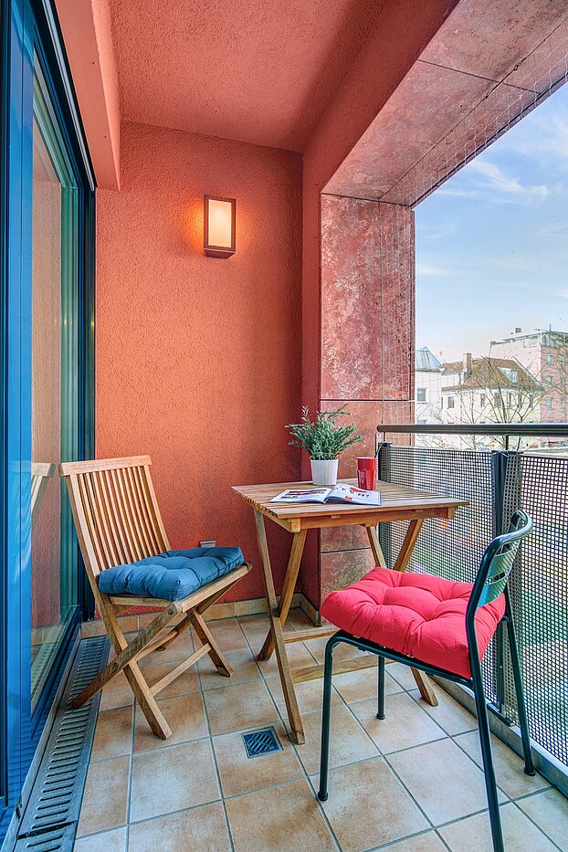 Квартира в многоэтажно доме с 1.5 комнатами | München-Schwabing | 70392 | Loggia